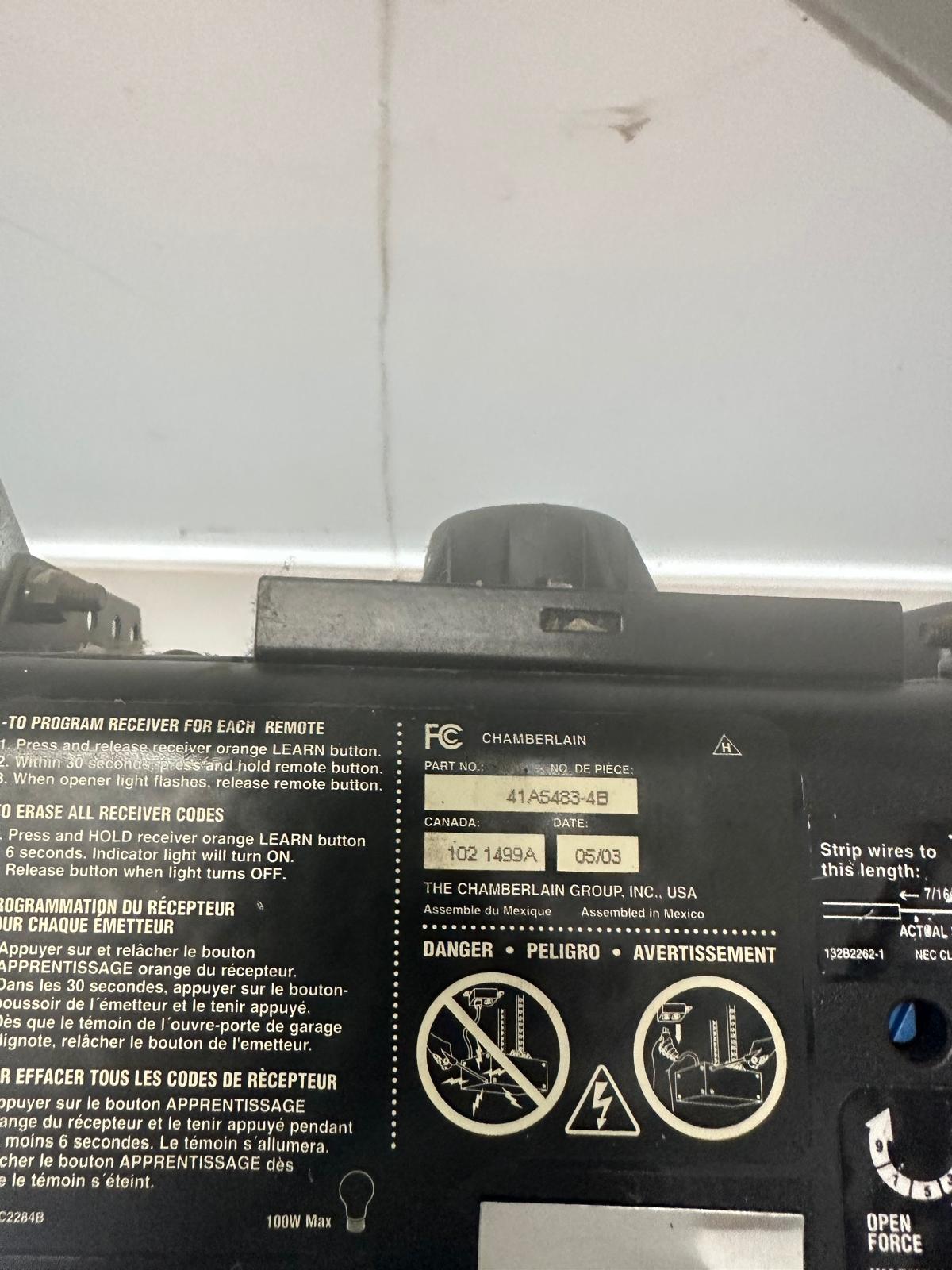 Chamberlain Garage Door Opener Installation in Indianapolis